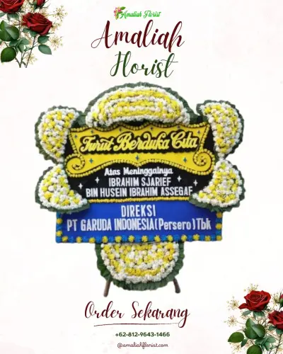 Papan Bunga Duka di Asahduren